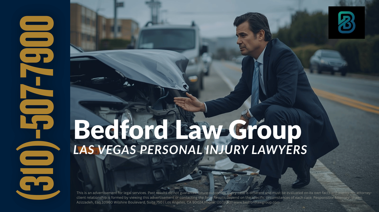 Las Vegas Personal Injury Attorney office overlooking the city strip