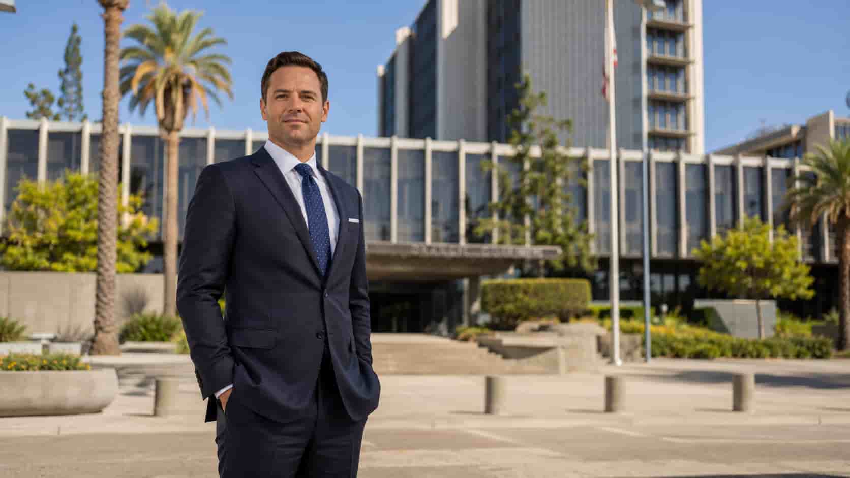 Expert Santa Ana car accident lawyer from Bedford Law Group evaluating an intersection collision case near the Central Justice Center